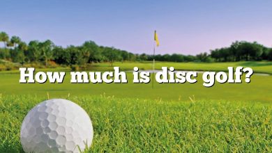 How much is disc golf?