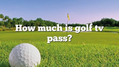 How much is golf tv pass?