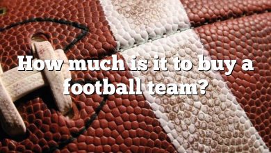 How much is it to buy a football team?