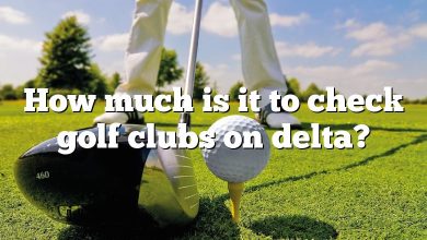 How much is it to check golf clubs on delta?