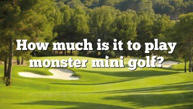 How much is it to play monster mini golf?