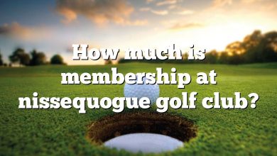 How much is membership at nissequogue golf club?