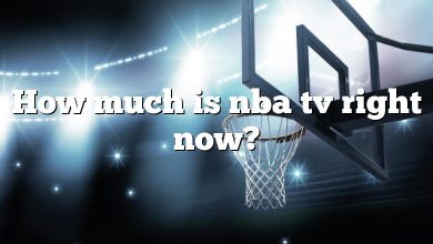 How much is nba tv right now?