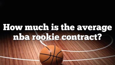 How much is the average nba rookie contract?