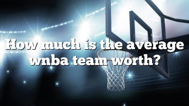 How much is the average wnba team worth?
