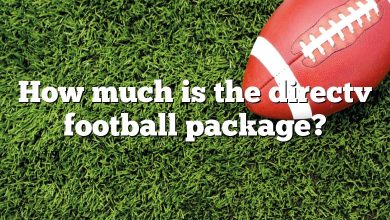 How much is the directv football package?
