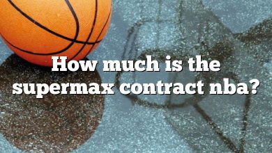 How much is the supermax contract nba?