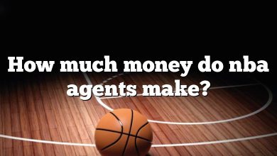 How much money do nba agents make?