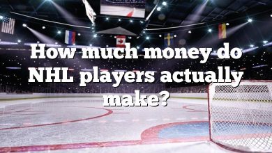 How much money do NHL players actually make?