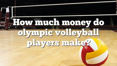How much money do olympic volleyball players make?