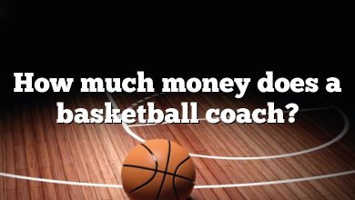 How much money does a basketball coach?