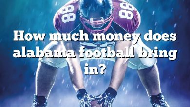 How much money does alabama football bring in?
