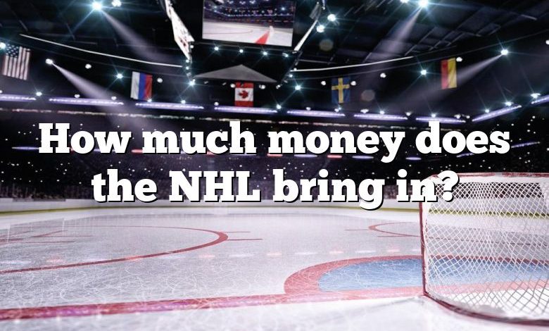 How much money does the NHL bring in?