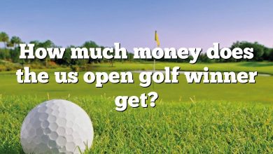 How much money does the us open golf winner get?