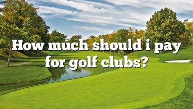 How much should i pay for golf clubs?