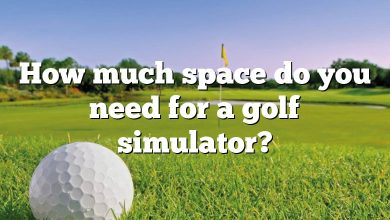 How much space do you need for a golf simulator?