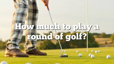 How much to play a round of golf?