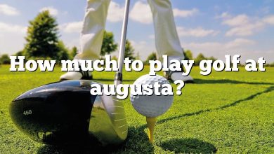 How much to play golf at augusta?