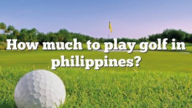 How much to play golf in philippines?