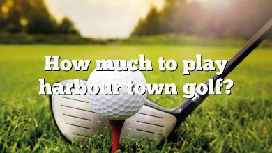 How much to play harbour town golf?