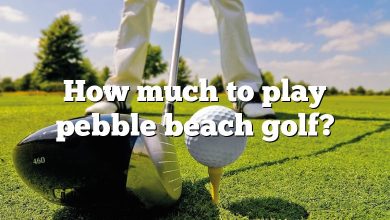 How much to play pebble beach golf?