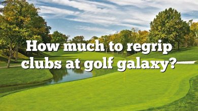 How much to regrip clubs at golf galaxy?