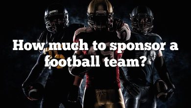 How much to sponsor a football team?