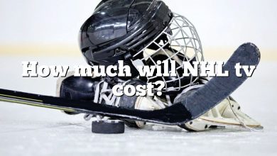 How much will NHL tv cost?