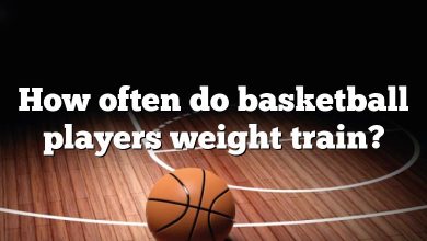How often do basketball players weight train?