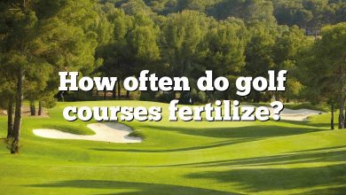 How often do golf courses fertilize?