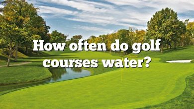 How often do golf courses water?