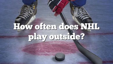 How often does NHL play outside?