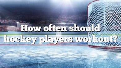 How often should hockey players workout?