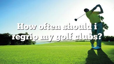 How often should i regrip my golf clubs?