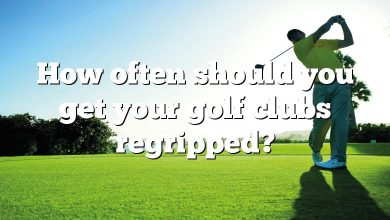 How often should you get your golf clubs regripped?