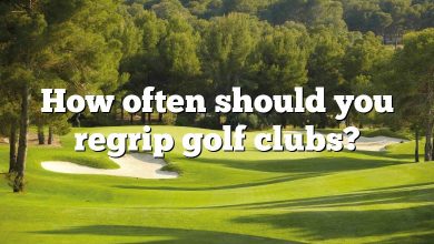 How often should you regrip golf clubs?