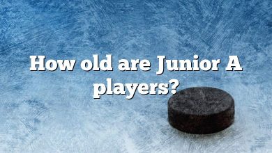 How old are Junior A players?