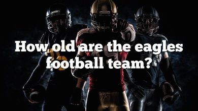 How old are the eagles football team?