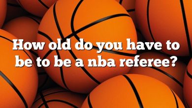 How old do you have to be to be a nba referee?