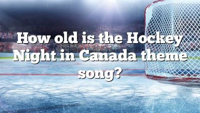 How old is the Hockey Night in Canada theme song?