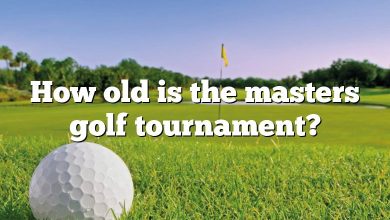 How old is the masters golf tournament?