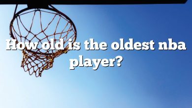 How old is the oldest nba player?