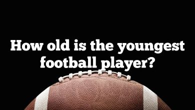 How old is the youngest football player?