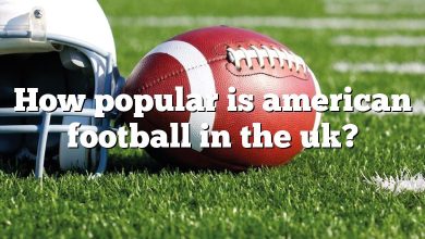 How popular is american football in the uk?