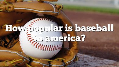 How popular is baseball in america?