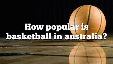 How popular is basketball in australia?