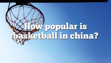 How popular is basketball in china?