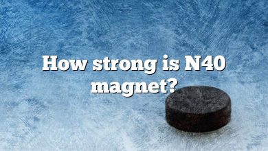How strong is N40 magnet?