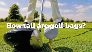 How tall are golf bags?