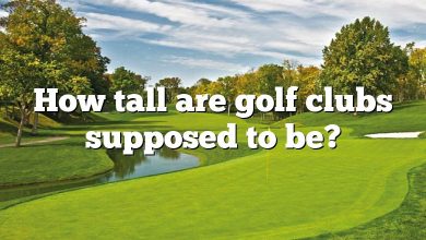 How tall are golf clubs supposed to be?